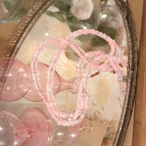 Pink Adjustable Waist Beads